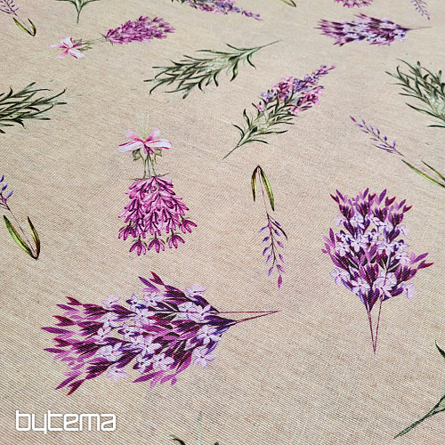 Tissu décoratif HIPATIA LAVANDE