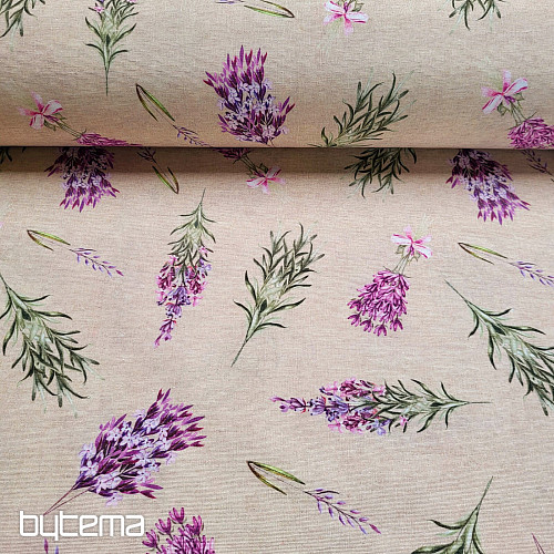 Tissu décoratif HIPATIA LAVANDE