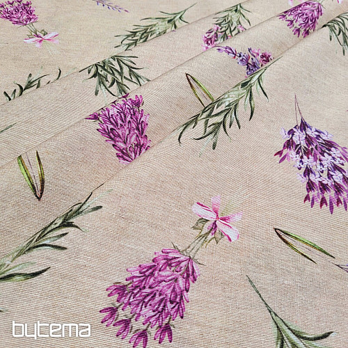 Tissu décoratif HIPATIA LAVANDE