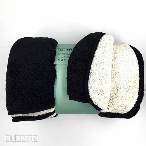 Couverture Mouton MF NOIR BLANC