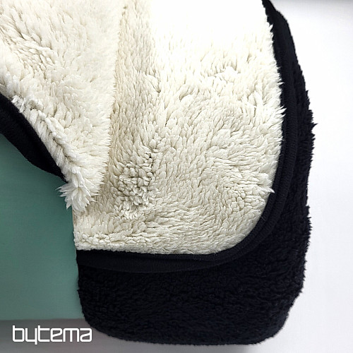 Couverture Mouton MF NOIR BLANC
