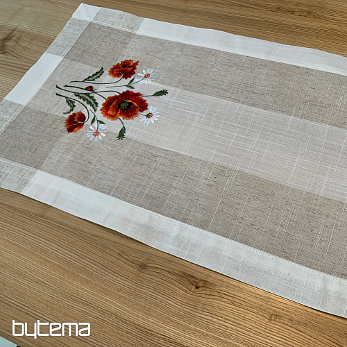 Nappe et écharpe brodées VLCÍ MAKA
