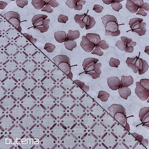 Nappe et châle MONTANA VIEUX ROSE GRILLE