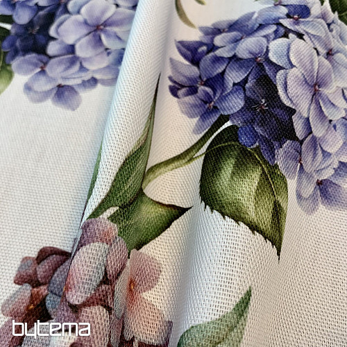 Nappe et écharpe BLEU HYDRANGEA
