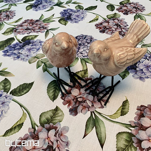 Nappe et écharpe BLEU HYDRANGEA