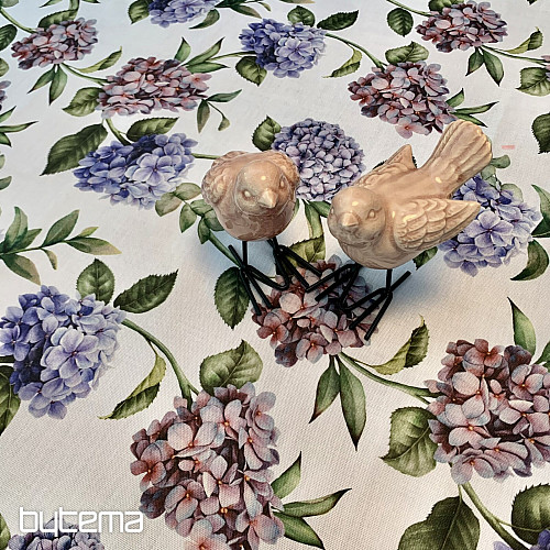 Nappe et écharpe BLEU HYDRANGEA