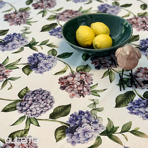 Nappe et écharpe BLEU HYDRANGEA