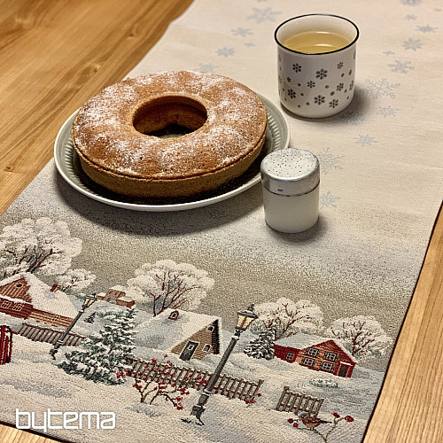 Nappe, châle et set de table Gobelin WINTER IDYLKA