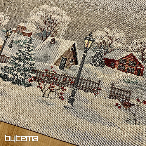 Nappe, châle et set de table Gobelin WINTER IDYLKA