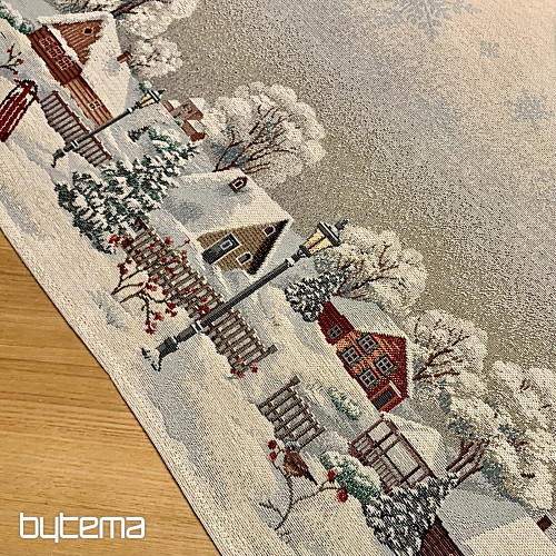 Nappe, châle et set de table Gobelin WINTER IDYLKA
