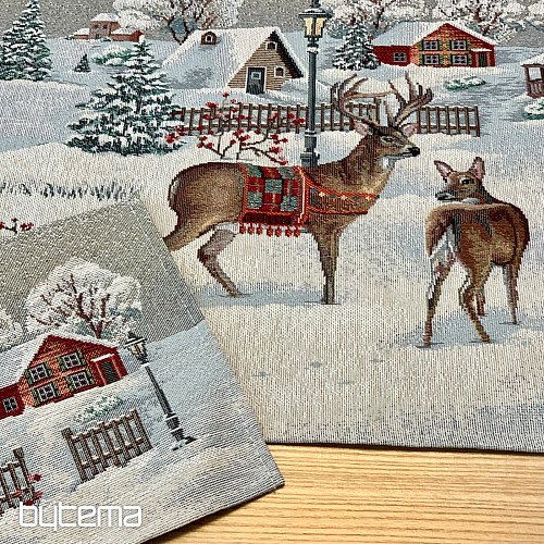 Nappe, châle et set de table Gobelin WINTER IDYLKA