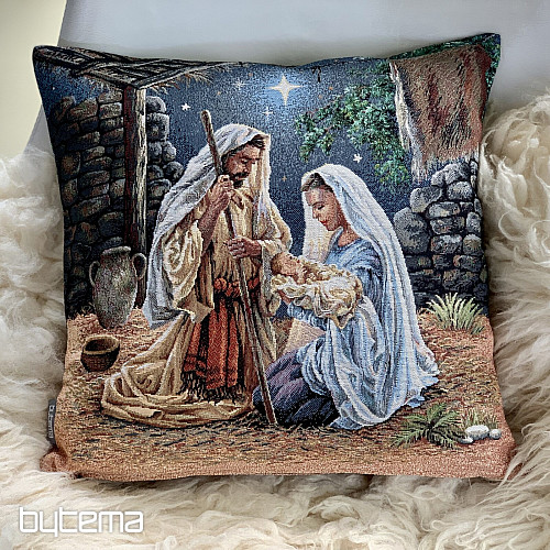 Tapisserie de Noël recouvrant LA SAINTE FAMILLE