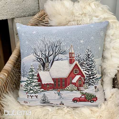 Tapisserie de Noël recouvrant l&#39;ÉGLISE ROUGE