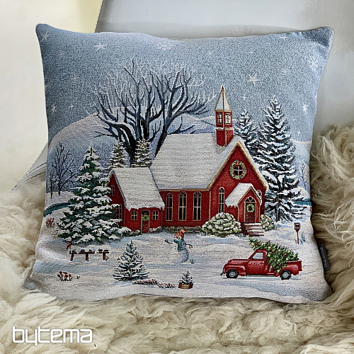 Tapisserie de Noël recouvrant l&#39;ÉGLISE ROUGE