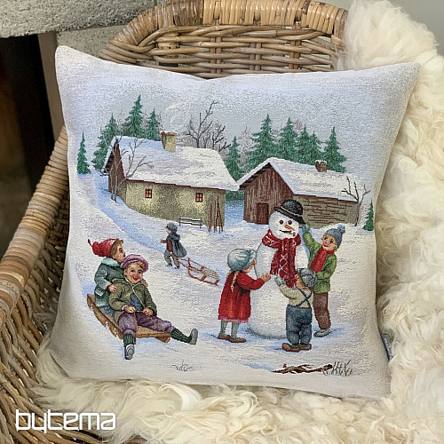 Housse tapisserie de Noël APRÈS-MIDI D&#39;HIVER