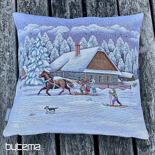 Housse de tapisserie de Noël WINTER RIDE