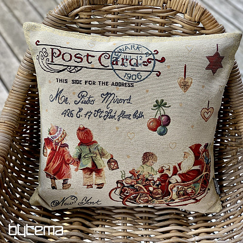 Couverture de tapisserie de Noël CARTE POSTALE