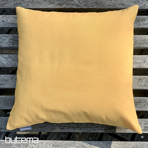 Housse de coussin déco LISO JAUNE