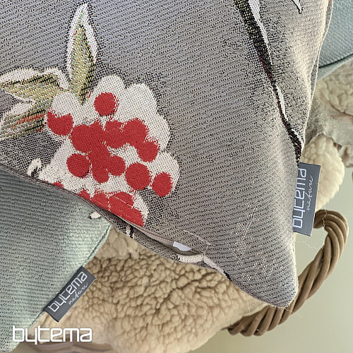Oreiller de luxe HÍL beige-gris
