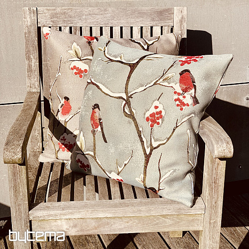 Oreiller de luxe HÍL beige-gris