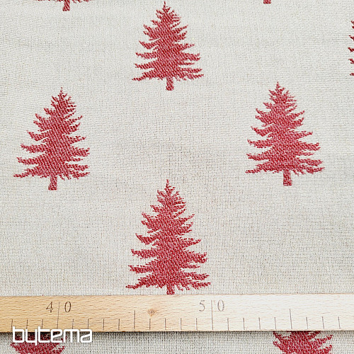 Tissu de décoration de luxe APPIANO ROUGE