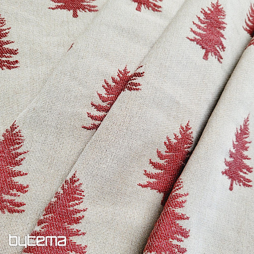 Tissu de décoration de luxe APPIANO ROUGE