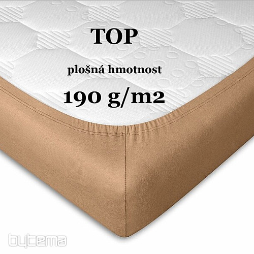 Drap jersey couleur SV. BRUN