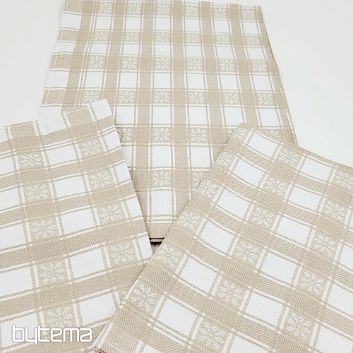 Serviettes Egypte. CUBE en coton AVEC FLEUR 3 pcs