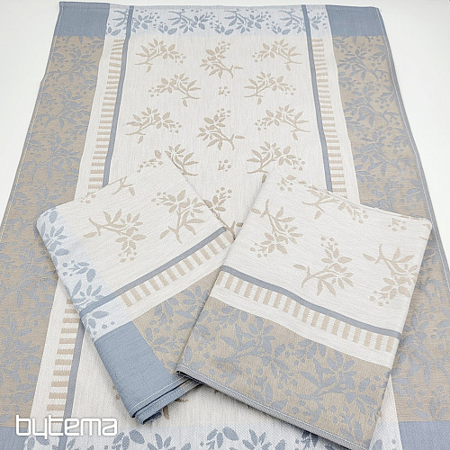 Serviettes Egypte. PRODUCTEUR de coton sv. gris 3 pièces