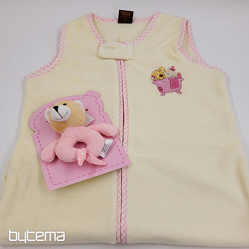 Coffret cadeau enfant SAC DE COUCHAGE et HOCHET