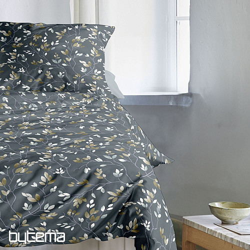 IRISETTE satin de coton luxe WAVE 8565-20 BRANCHES gris