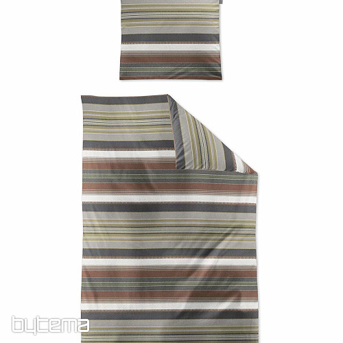 IRISETTE literie de luxe en satin TOKIO 8562-11 RAYURES