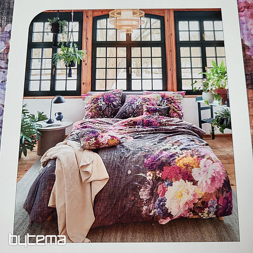 Literie de luxe en flanelle IRISETTE ZOBEL 8551-90 FLEURS EN TRICOT