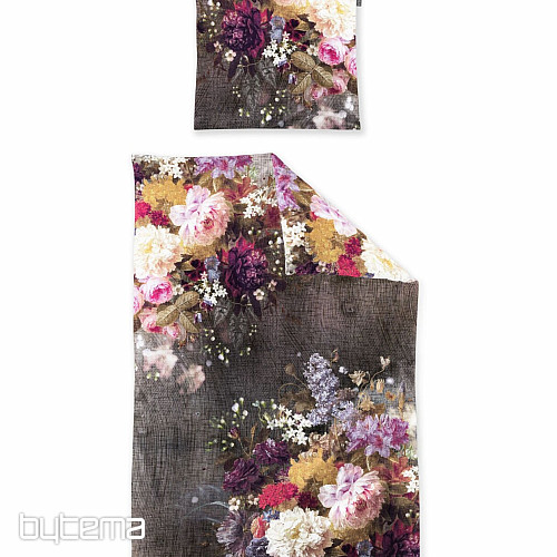Literie de luxe en flanelle IRISETTE ZOBEL 8551-90 FLEURS EN TRICOT
