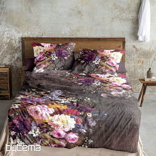 Literie de luxe en flanelle IRISETTE ZOBEL 8551-90 FLEURS EN TRICOT