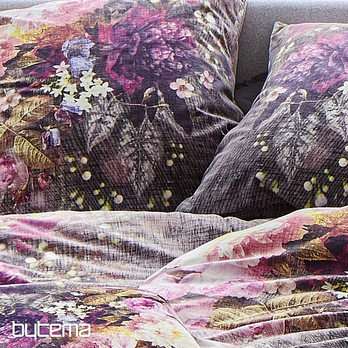 Literie de luxe en flanelle IRISETTE ZOBEL 8551-90 FLEURS EN TRICOT