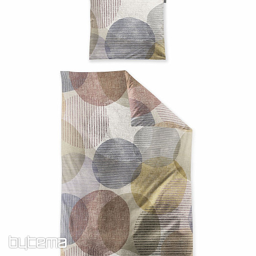 Literie de luxe en flanelle IRISETTE ZOBEL 8553-50 ROUES DE COULEUR