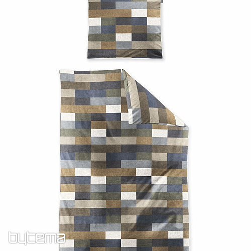 Literie flanelle IRISETTE KOALA 8534-90 marron bleu