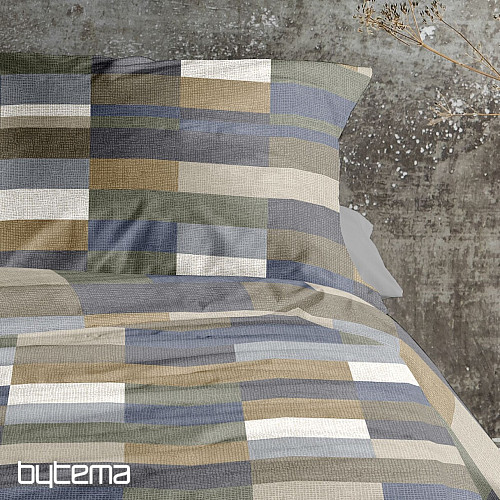 Literie flanelle IRISETTE KOALA 8534-90 marron bleu