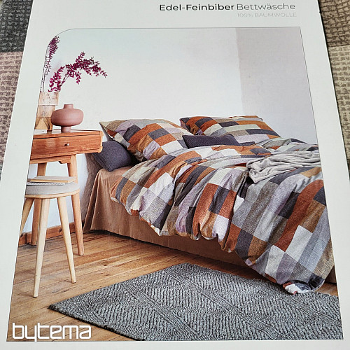 Literie flanelle IRISETTE KOALA 8534-50 marron gris