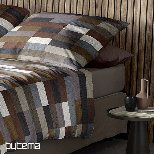 Literie flanelle IRISETTE KOALA 8534-50 marron gris