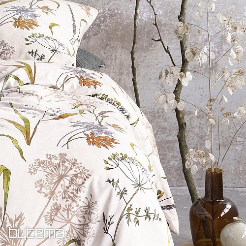 Literie de luxe en flanelle IRISETTE KOALA 8425-90 MEADOW GRASS blanc