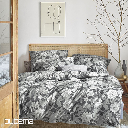 Literie de luxe en flanelle IRISETTE KOALA 8531-11 gris