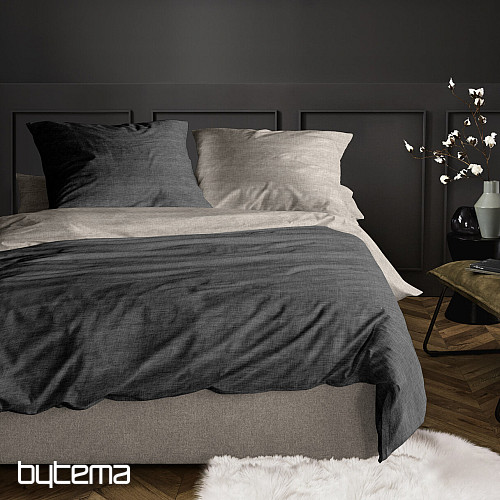 IRISETTE satin de coton de luxe WAVE 8557-11 anthracite