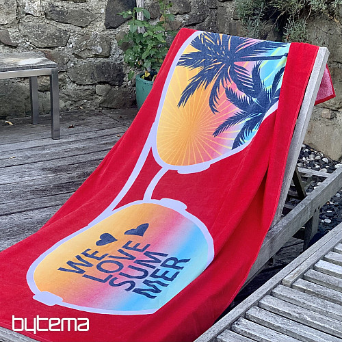 serviette de plage LUNETTES DE SOLEIL