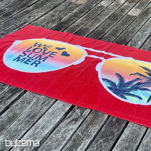 serviette de plage LUNETTES DE SOLEIL