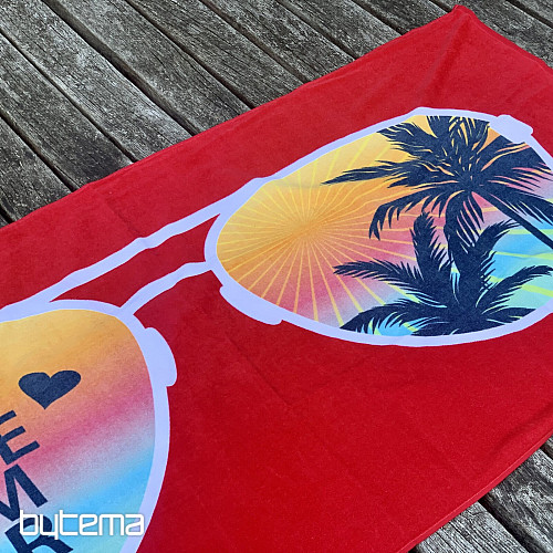 serviette de plage LUNETTES DE SOLEIL