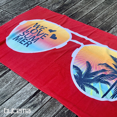 serviette de plage LUNETTES DE SOLEIL