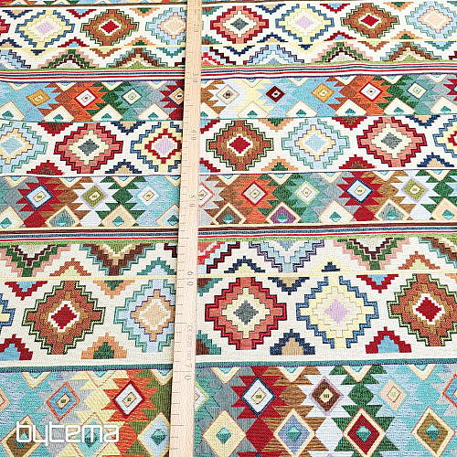 Tissu déco MOJAVE multicolore