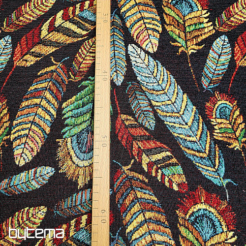 Tissu décoratif NAVAHO noir